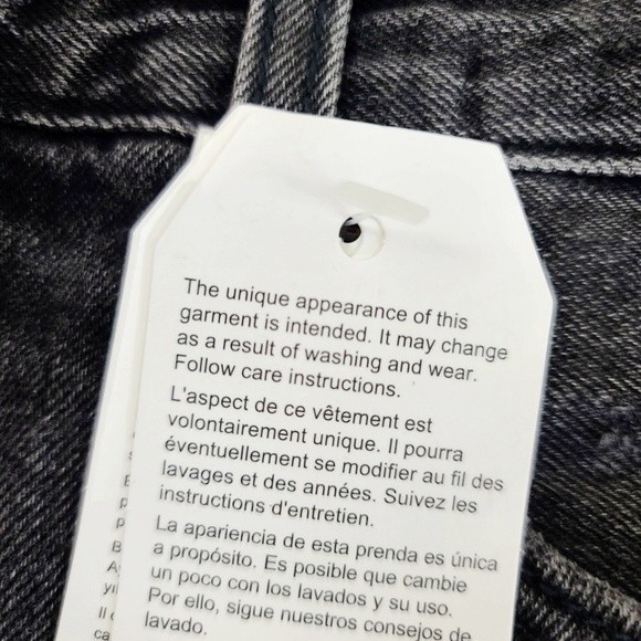Levi's 501 Size 29 Distressed Black Cut Off Denim Jean Shorts - Picture 5 of 7